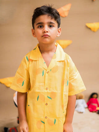 A Juicy Mango Cotton Shirt