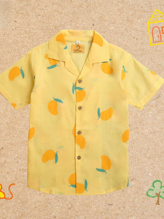 A Juicy Mango Cotton Shirt