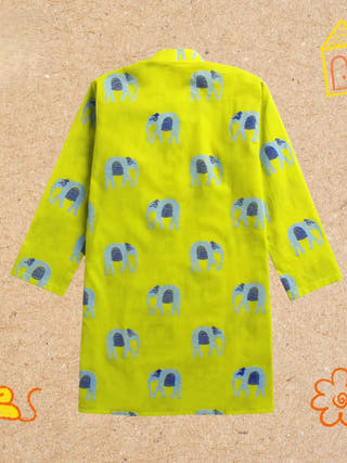 Rupa The Elephant Ethnic Wear Boys Kurta Set