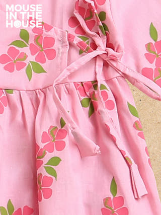 Lane of Happiness Pink Girls Ethnic Wear