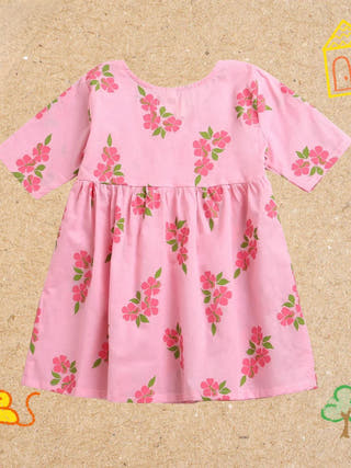 Lane of Happiness Pink Girls Ethnic Wear