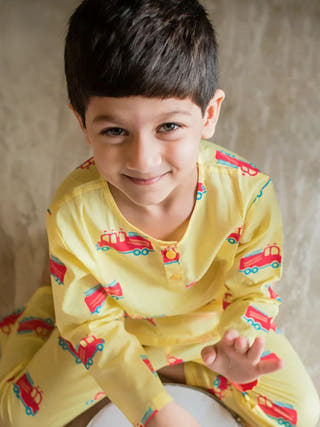 The Fighter Fire Truck Unisex Nightdress