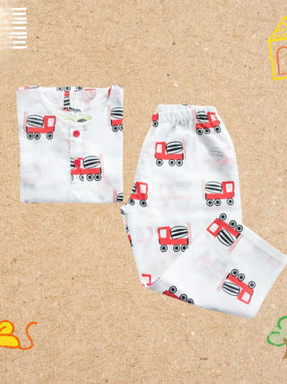 Whirly Cement Mixer Unisex Nightdress