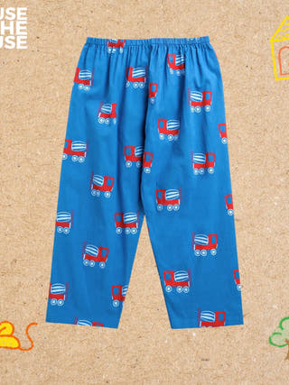 Whirly Cement Mixer Blue Unisex Nightdress