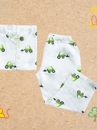 Scoopy Excavator Unisex Nightdress