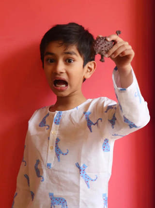 Blue Panther Unisex Nightdress