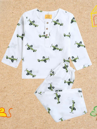 Fighter Plane Unisex Nightwear