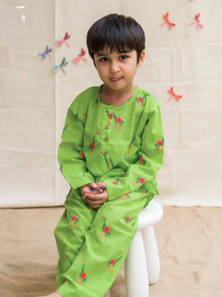 Green Triangle Unisex Nightdress