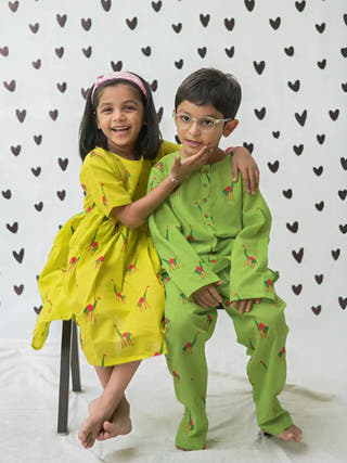 Green Triangle Unisex Nightdress