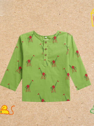 Green Triangle Unisex Nightdress