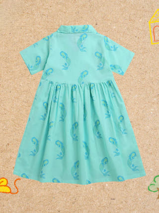 Adella The Mermaid Cotton Dress