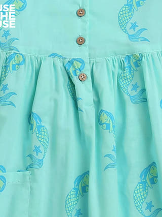 Adella The Mermaid Cotton Dress