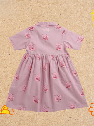 A Graceful Peacock Frock