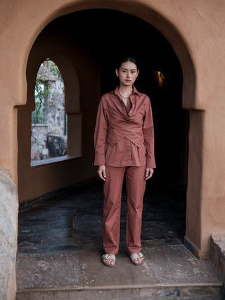 Copper Seattle Wrap Shirt