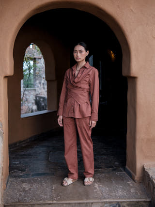 Copper Seattle Wrap Shirt