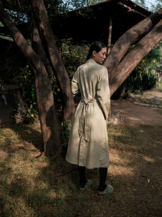 Khaki Copenhagen Trench