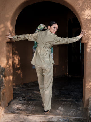 Khaki Seattle Wrap Shirt