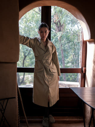 Khaki Copenhagen Trench