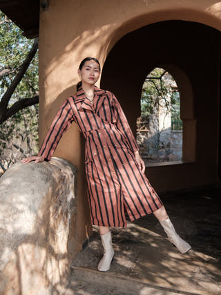 Copper Stripes Copenhagen Trench