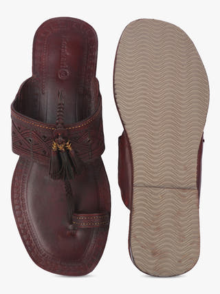 The Legacy Footwear Men Kolhapuri Chappal