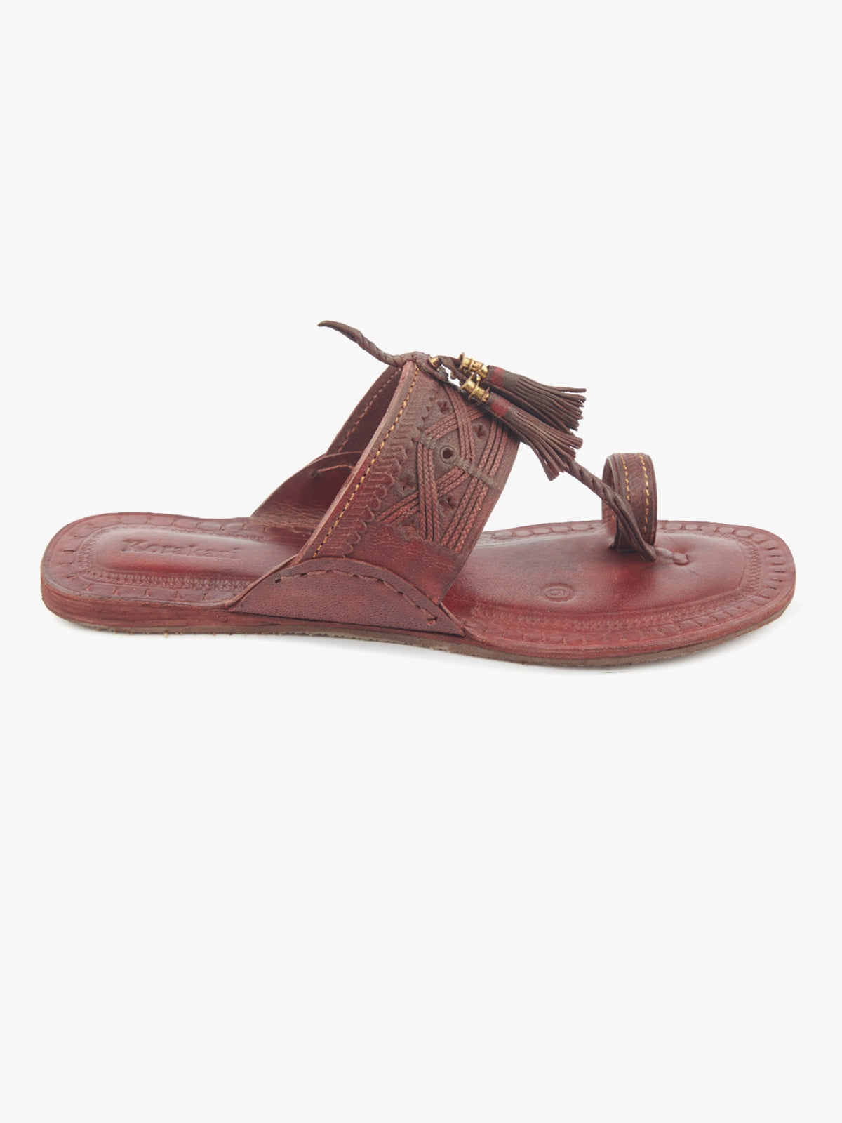 The Burgandy Legacy Kolhapuri Chappal for Women image 3