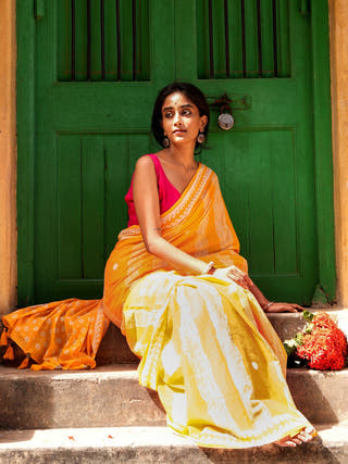 Brisa Mul Cotton Saree