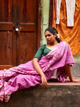 Lua Mul Cotton Saree