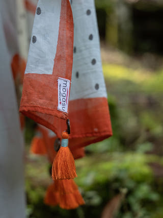 Popai Mul Cotton Saree Blue Mogasu