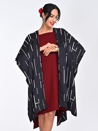 Reversible Cedar Cape Midi Set Saltpetre