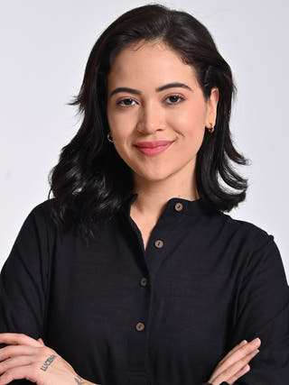 Black Wrap Collar Top With Cream Trousers Set Saltpetre