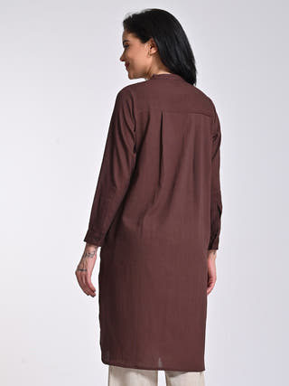 Organic Cotton Brown Tunic Saltpetre