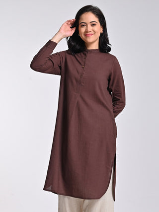 Organic Cotton Brown Tunic Saltpetre