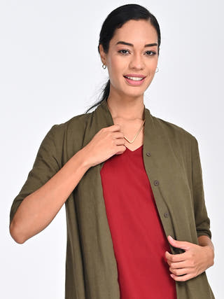 Olive Draped Overlay Maroon Midi Saltpetre