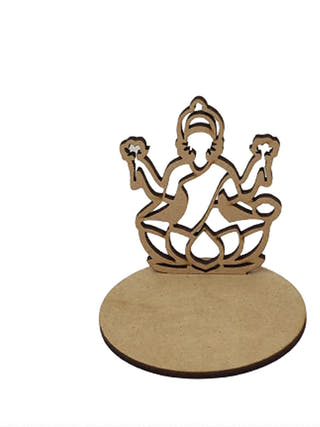 Make Your Own Wooden Festive Goddess Lakshmi Tea Light