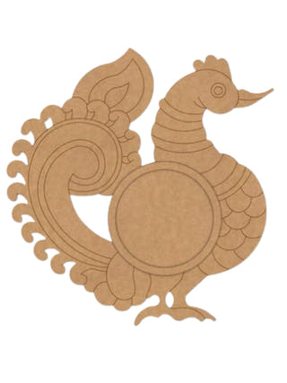 Make Your Own Wooden Festive Peacock Tea Light