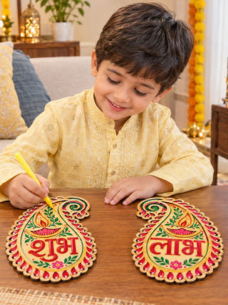 Ambi | Make Your Own Wooden Festive Shubh Labh