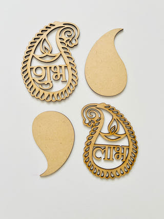 Ambi | Make Your Own Wooden Festive Shubh Labh