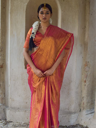 Maya Handloom Tissue Saree