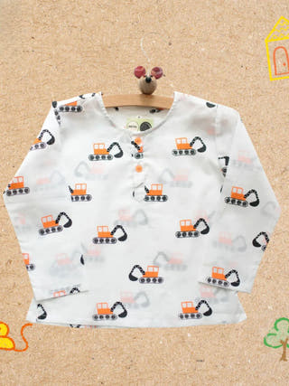 Mighty Bulldozer Unisex Nightdress