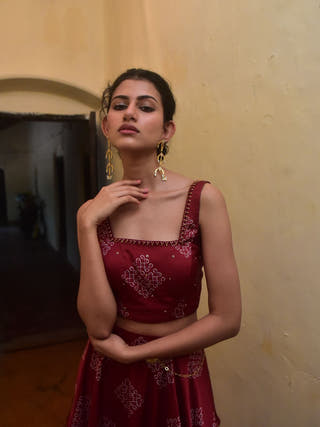 Mohna Modal Skirt Set