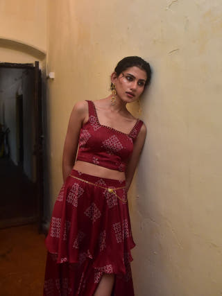 Mohna Modal Skirt Set