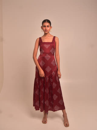 Mohna Modal Strappy Dress