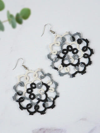 Monochrome Melody Earrings