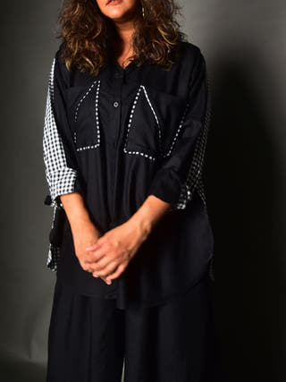 Gwen Shirt Multi Color Why So Blue