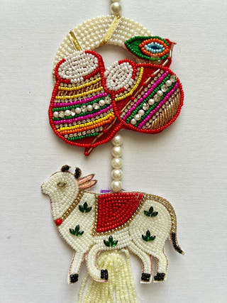 Nandini Shubh Labh Festive Decor Hangings | Set of 2
