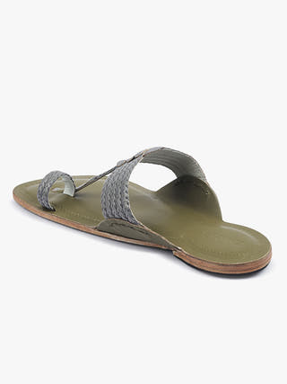 Modern - Six Braids Men Kolhapuri Chappal