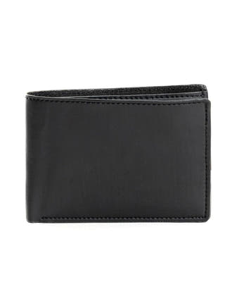 Helios Vegan Leather Men's Wallet Black