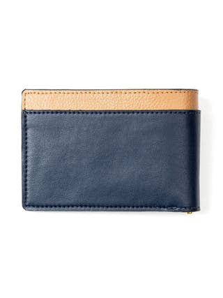 Zeus Vegan Leather Men's Wallet Navy Blue
