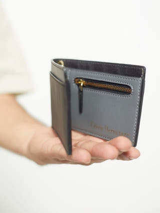 Zeus Vegan Leather Men's Wallet Black