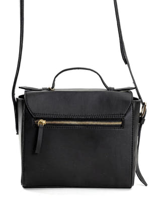 Asteria Vegan Leather Sling Black